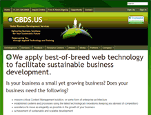 Tablet Screenshot of gbds.us